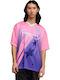 Tricou Sport Jersey Roz Liliac