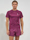 Sportliches Burgunder T-Shirt