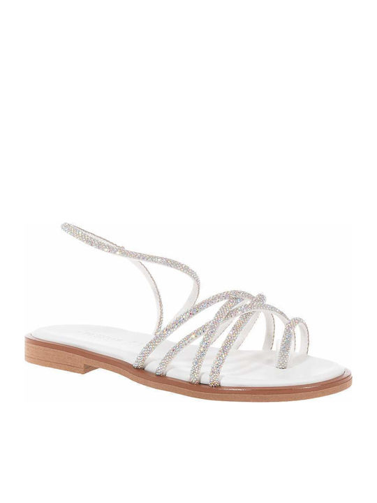 Beatris White Sandals
