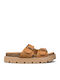 Women's Flat Sandals Flatforms Brown
