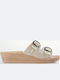 BT10 Women's Flat Sandals Beige