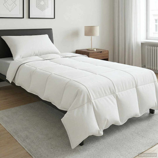 vidaXL Einzelbett Bettbezug 135x200 Weiß