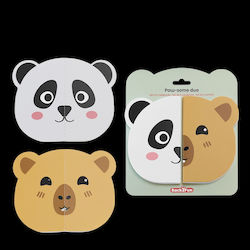 Back2Fun Set of 2 Notebooks 34 Sheets with White Pages White