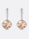 The Gem Stories Ohrringe aus Silber mit Steinen Rosa