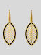 The Gem Stories Earrings Gold Plated Steel with Beige Stones