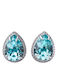 The Gem Stories Silver Stud Earrings with Turquoise Stones
