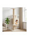 vidaXL Scratching Post Cat Tree Beige 65x71x137cm