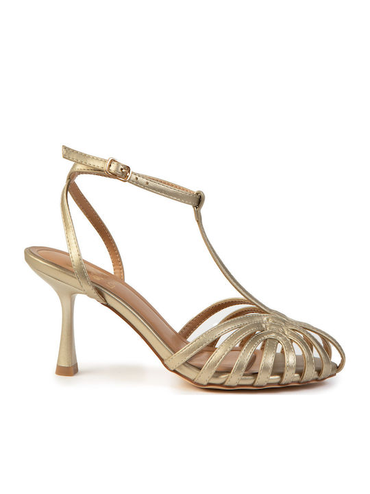 Love Berry Gold Sandals