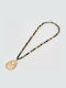 The Gem Stories Knitted Gold Plated Necklace