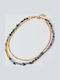 The Gem Stories Necklace From Gold Plated Steel