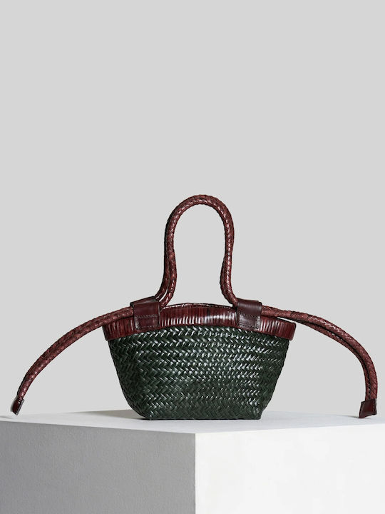 Vipera Geantă Tote de Mână Verde Damă