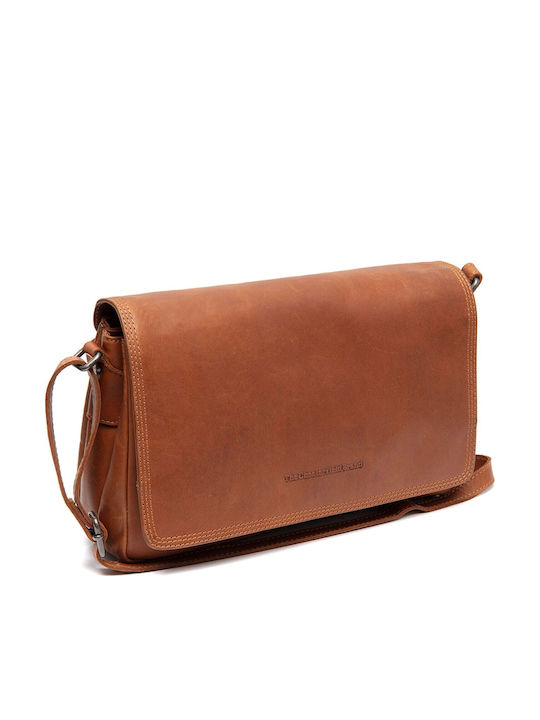 Leather Women's Shoulder Bag Tabac Brown
