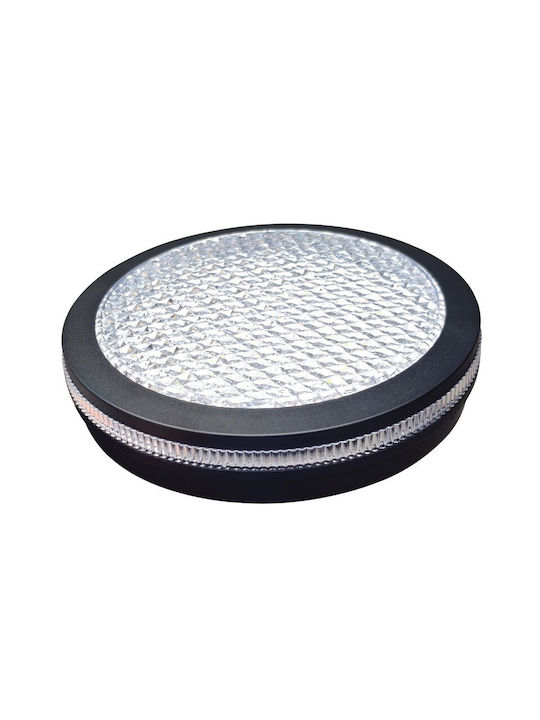 Φωτιστικό Τοίχου LED Μαύρο 22x22x5εκ.