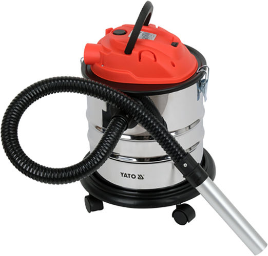 Yato Σκούπα Υγρών / Στερεών 1200W με Ανοξείδωτο Κάδο 20lt Κόκκινη