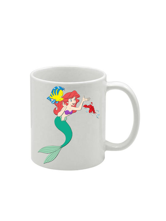 Weiße Tasse Ariel
