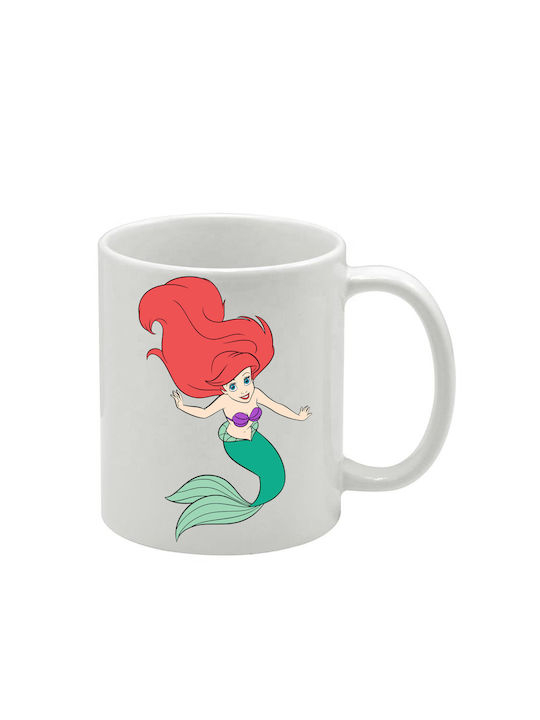 Weiße Tasse Ariel