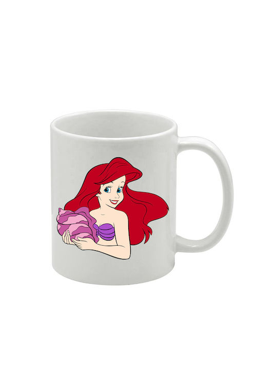 Weiße Tasse Ariel