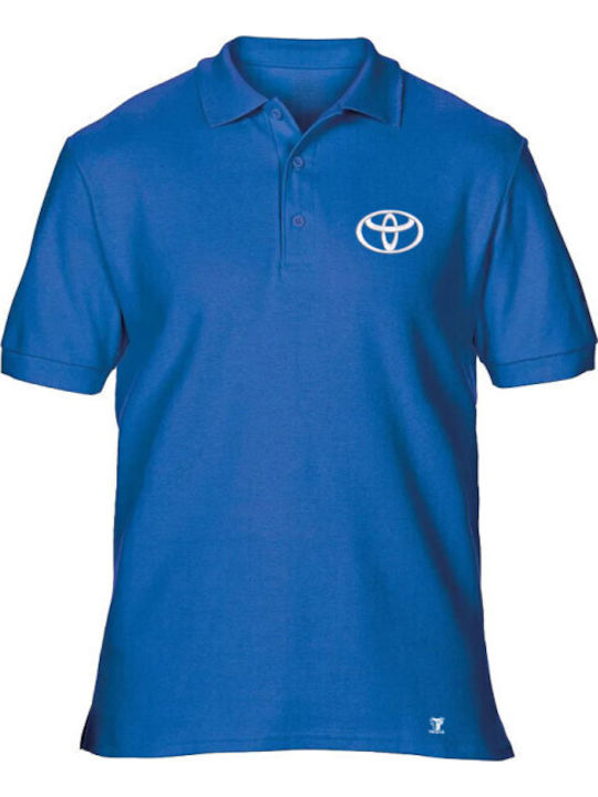 Κέντημα Toyota Ανδρικό Polo Μπλουζάκι Κοντομάνι...