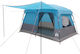vidaXL Summer Camping Tent Blue for 4 People 32...