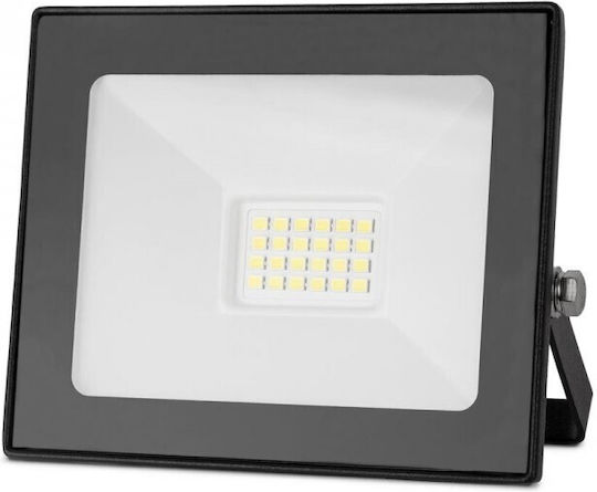 Jager Waterproof LED Flood Light 20W Cold White 6400K IP65