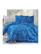 MayHome Set King Size Quilt 260x240cm Polycotton Geometric