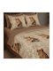 MayHome King Size Quilt Set 260x240cm Polycotton Animal Print