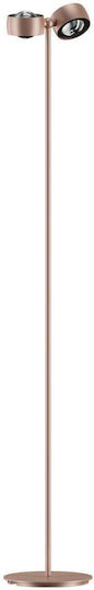 VK Lighting LED Floor Lamp Height 156.7cm Rose Gold