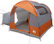 vidaXL Car Camping Tent Grey with Double Cloth ...