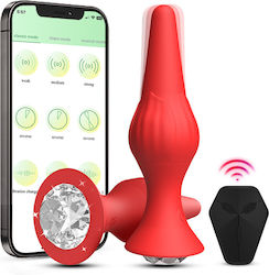 Dragon Crushious Anal Spielzeug mit Kabelloser Funktion und Vibration Rote Dragon Crushious Anal Spielzeug mit Kabelloser Funktion und Vibration Rote