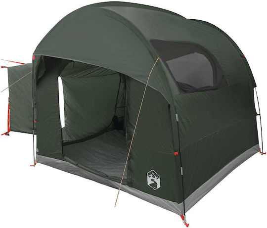 vidaXL Car Camping Tent Green with Double Cloth 250x250x220cm