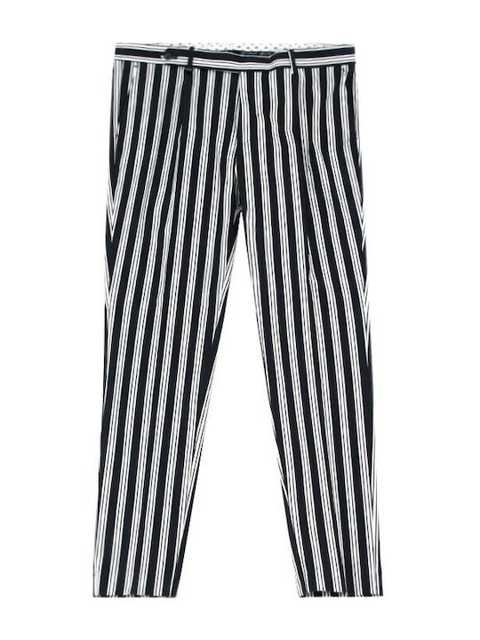 Guardaroba Chino Elastic Trousers White-Blue