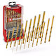 Einhell Set 19 Titanium Drills for Metal