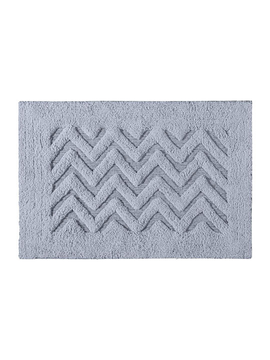 Guy Laroche Bath Mat Cotton Nepal Silver 70x120cm