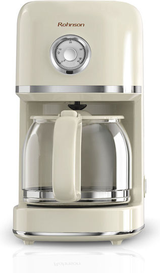Rohnson Filter Coffee Machine 900W Caramel