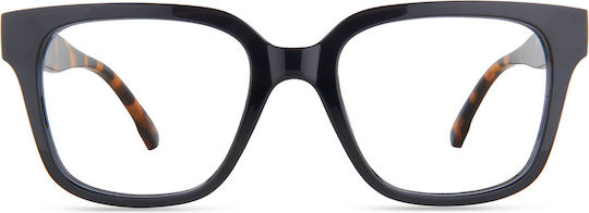 Nordic Vision Women Reading Glasses +3.00 In Transparent Colour