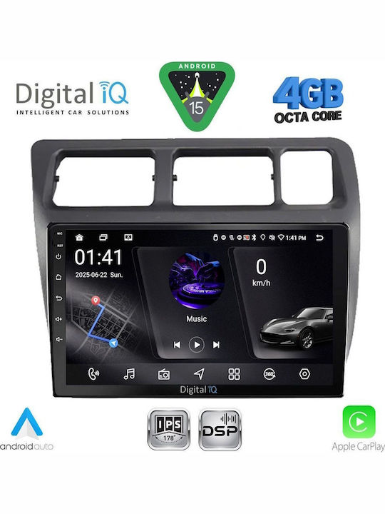 Digital IQ Car Audio System for Toyota Corolla 1992-1997 Bluetooth USB WiFi GPS Apple CarPlay Android Auto with 9" Touch Screen
