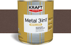 Kraft Βερνικόχρωμα Αντισκωριακό Διαλύτου 0.75lt Ματ Kraft Βερνικόχρωμα Αντισκωριακό Διαλύτου 0.75lt Ματ