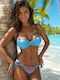 Bikinioberteile Mit Polsterung Blau
