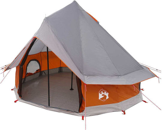 vidaXL Summer Camping Tent Teepee Gray 250x250cm