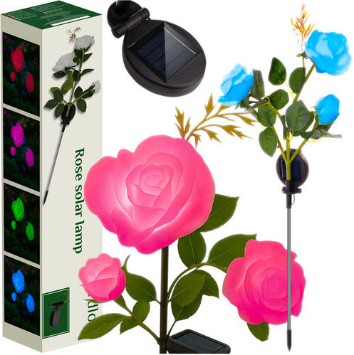 Gardlov Σετ 3 Καρφωτά Ηλιακά Φωτιστικά Γλάστρες RGB με Φωτοκύτταρο IP44