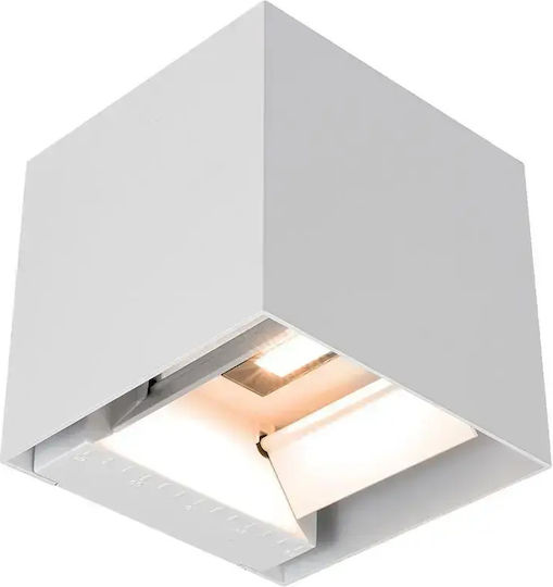 V-TAC Wall Mounted Solar Light 9W Adjustable White with Motion Sensor and Photocell IP65