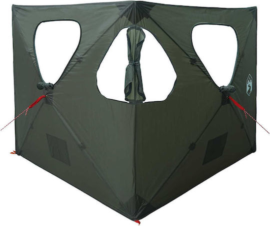 vidaXL Summer Hunting Tent Green 145x145x150cm