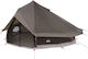 vidaXL Summer Camping Tent Teepee Brown 700x700cm
