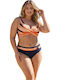 W8408 Set Bikini με Ελαφριά Ενίσχυση Σομον