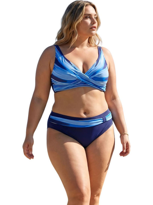 R8408 Bikini Set with Light Padding Blue