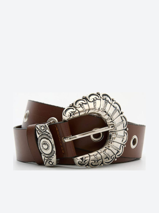 Leather Women's Brown Belt