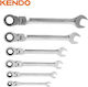 Kendo 15620 Set 6 Bucăți Chei Poligonale Germane Cu Inel Cu Clichet