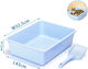 Lecă Deschisă Pentru Toaleta Pisicii Farăș – L43 X l32.5 X H12cm