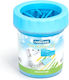 Nobleza Paw Washer Cup Dog Paw Cleaning Cup Blue D9.5 X H11cm