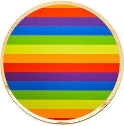 Χάρτινα Πιάτα Ριγέ Pride 8τμχ